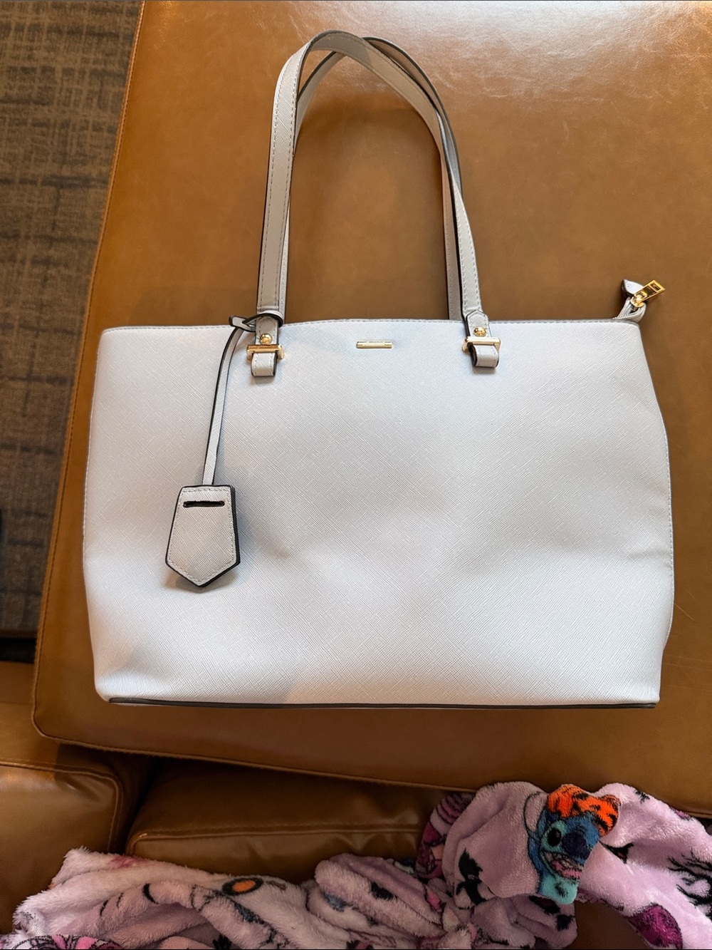 Light Gray/Blue Lovevook Tote